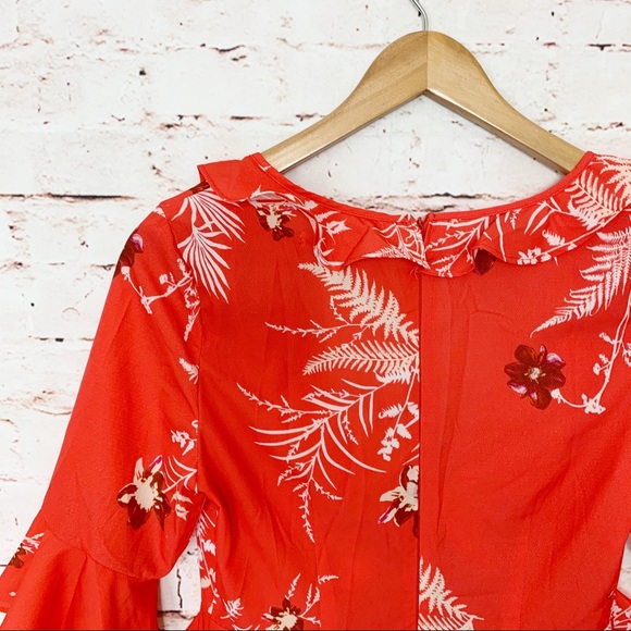 Saints + Secrets Cutout Floral Print Mini Dress - Picture 3 of 8